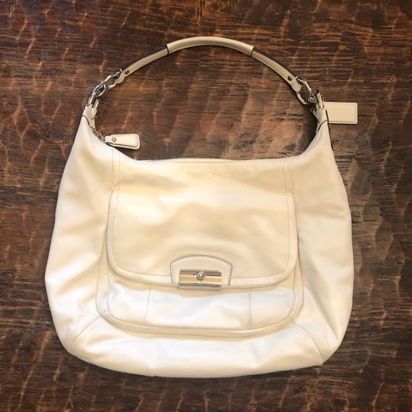 Coach Kristin White Hobo - Picture 3 of 8